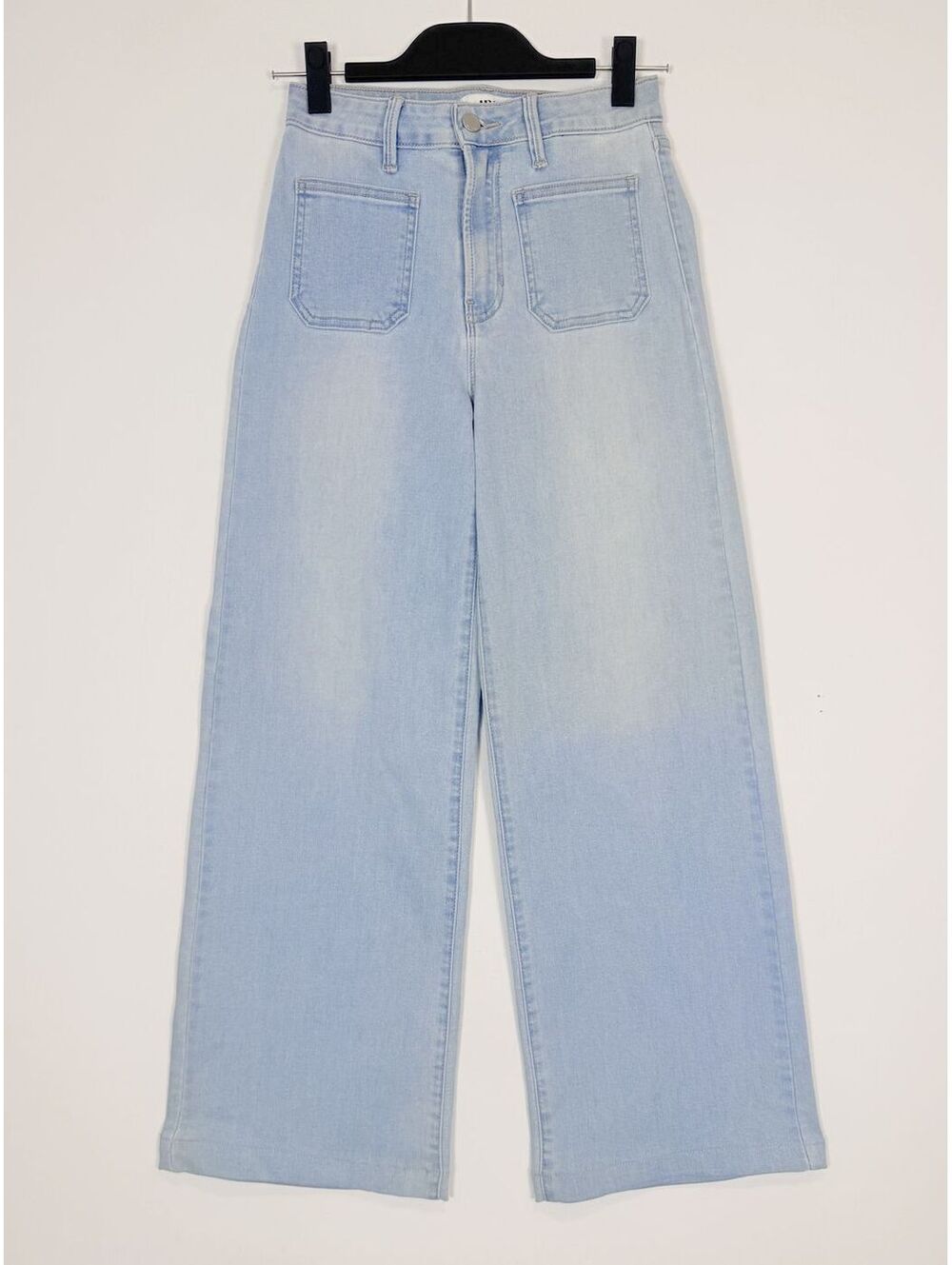 Just Black Denim JBD The Patch Pocketā Wide Leg Jeans Light Wash Size 25